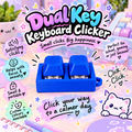 2 Key Keyboard Fidget Clicker