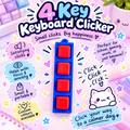 Custom 4 Key Keyboard Clicker